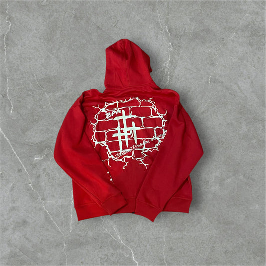 King Of Kings Zip Ups (Red and Cream)